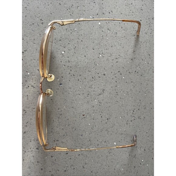 La Strada Eyeglasses Frames ONLY 118 0N3S Gold Metal 54-16-140 Full Rim pink - Picture 2 of 14